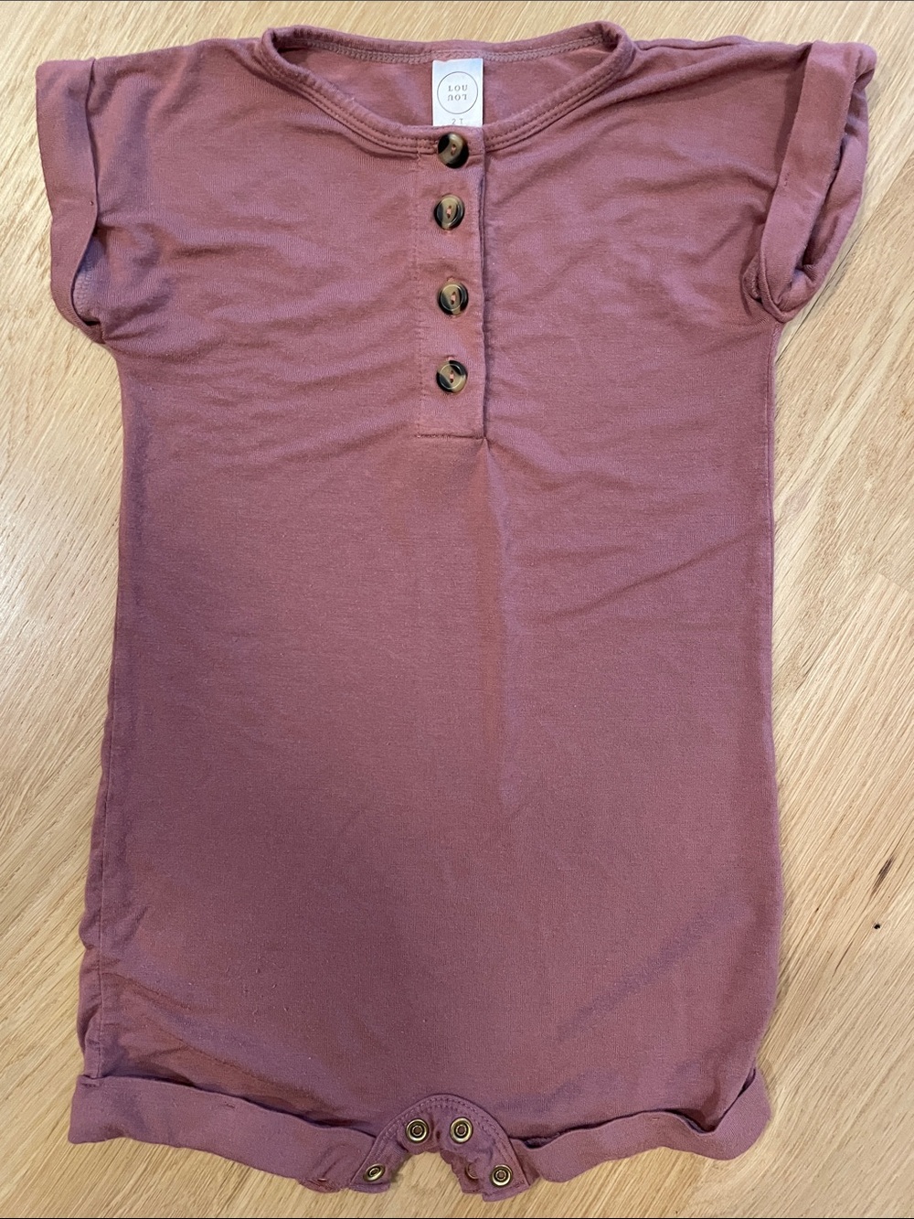 Lou Lou & Company Romper in sienna color